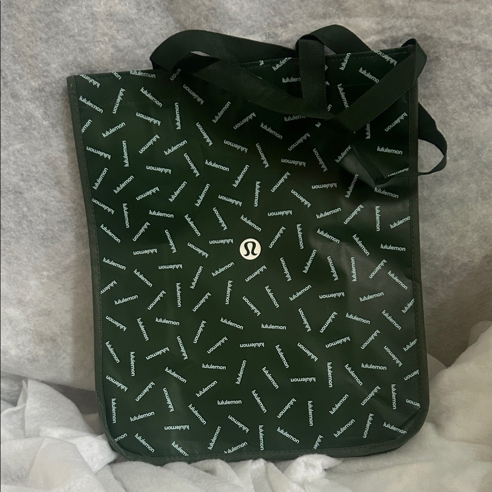 lululemon athletica Dark Green Logo Tote